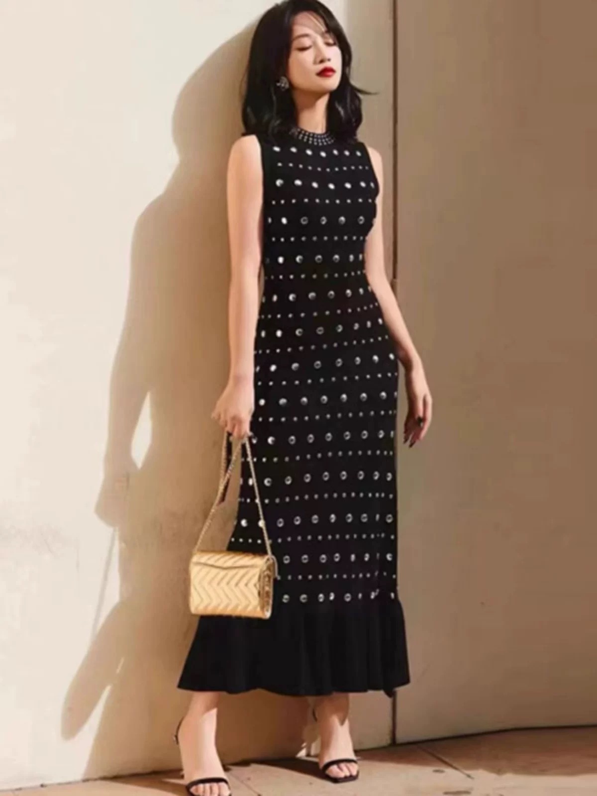 See you in Newyork embellished dress KD362 images